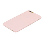 for iPhone 6/6S Lovely Candy Color Matte TPU Anti-scratch Non-slip Protective Cover Back Case Light pink