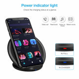 Free shipping New Fast Qi Wireless Charger Charging Pad Stand Dock for iPhone Samsung