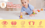 Baby (boys and girls) plush toys for toddlers, wrist rattles, rattles