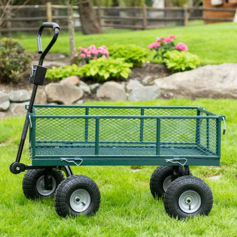 700lb Capacity;  38' x 20' Towable Mesh Garden Utility Cart