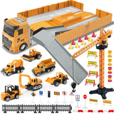 Construction Toys with Crane