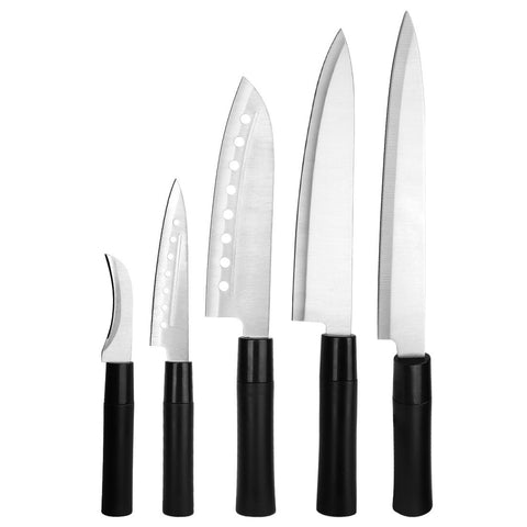 5-Knife Chef Knife Set Cutlery Kit Stainless Steel Japanese Sushi Sashimi