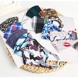 Children's Mask Cartoon Pattern Printing Ice Silk Dustproof Washable Non-disposable Mask Random color_child