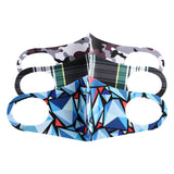 Children's Mask Cartoon Pattern Printing Ice Silk Dustproof Washable Non-disposable Mask Random color_child