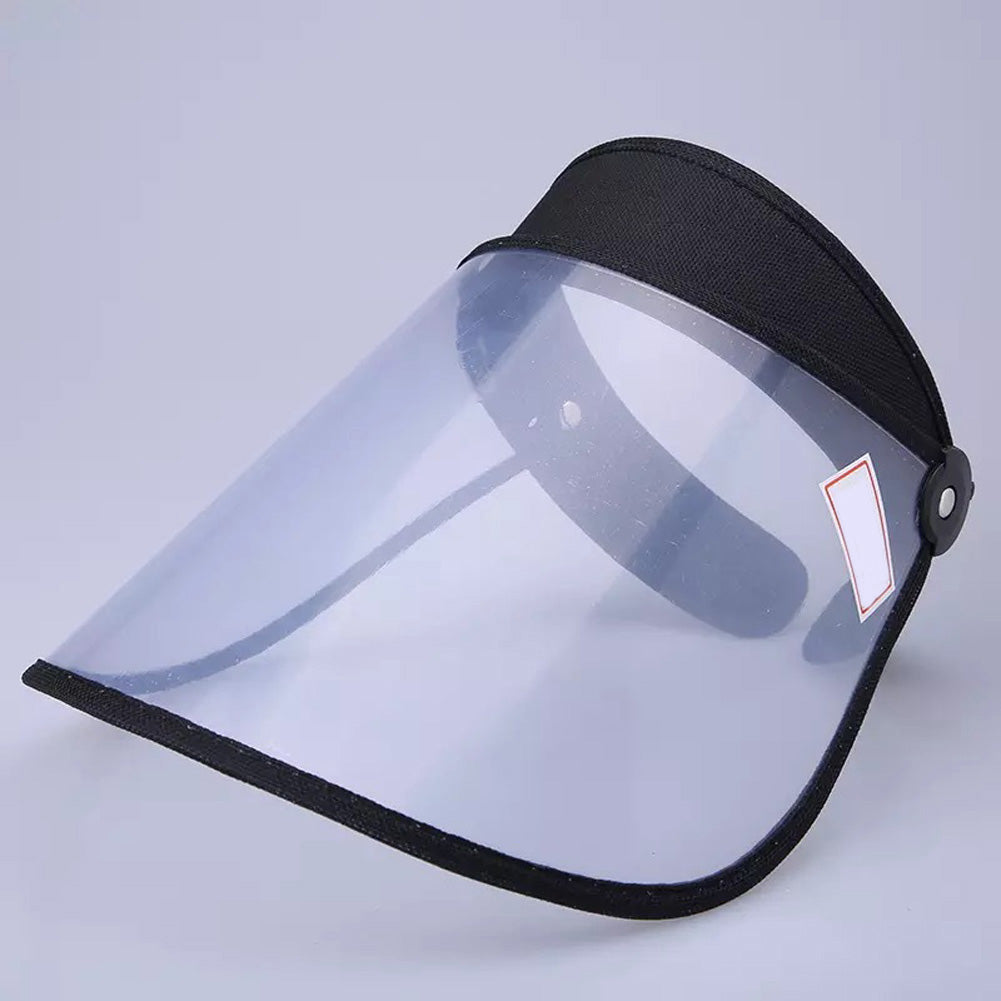Safety Face Shield 360 Degree Rotated Dust proof Outdoor Riding Visor Cooking Mask black