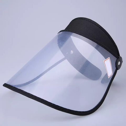 Safety Face Shield 360 Degree Rotated Dust proof Outdoor Riding Visor Cooking Mask black