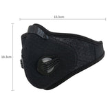 Breathable Mesh Bicycle Mask Dust Smog Windproof Protective Nylon Mesh Bike MTB Cycling Half Face Mask blue_One size