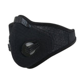 Breathable Mesh Bicycle Mask Dust Smog Windproof Protective Nylon Mesh Bike MTB Cycling Half Face Mask blue_One size