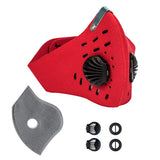 Unisex Motorcycle Riding Mask Autumn Winter Half Face Mask black_One size