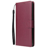 For Samsung A10S A20S Cellphone Cover Mobile Phone Shell Buckle Closure Cards Slots PU Leather Smart Shell with Wallet Overall Protection blue