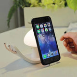 Lovely Cute Snail LED Lamp Wireless Touch Sensor Silicone Children Kids Baby Bedside Decoration Christmas Night Light white