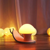 Lovely Cute Snail LED Lamp Wireless Touch Sensor Silicone Children Kids Baby Bedside Decoration Christmas Night Light white