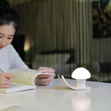 Lovely Cute Snail LED Lamp Wireless Touch Sensor Silicone Children Kids Baby Bedside Decoration Christmas Night Light white