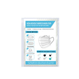 Disposable Non-woven Breathable Mask Replacement Filter Cotton Mat 100pcs