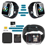 Smart Wrist Watch Bluetooth GSM Phone for Android Samsung iPhone  blue