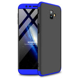For Samsung J6 Plus/ J6 Prime 3 in 1 360 Degree Non-slip Shockproof Full Protective Case blue_Samsung J6 Plus/ J6 Prime