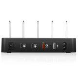 Dual PD QC3.0 4 Port USB 2.4A Desktop Multi-Function Charging Station Dock Intelligent Smart Charger - UK  Plug
