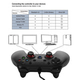 Gamesir G3w for Control PS3 Controller PC Wired Gamepad Controller Joypad Joystick for PC Android Tablet black