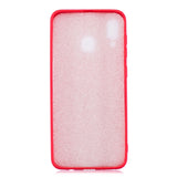 For Samsung A30 Lovely Candy Color Matte TPU Anti-scratch Non-slip Protective Cover Back Case red