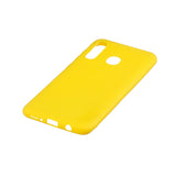 For Samsung A30 Lovely Candy Color Matte TPU Anti-scratch Non-slip Protective Cover Back Case yellow