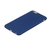 for iPhone 6/6S Lovely Candy Color Matte TPU Anti-scratch Non-slip Protective Cover Back Case red