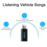 VENTION 3.5mm External USB Audio Adapter for PS4 Laptop Computer Headphone Sound Card black