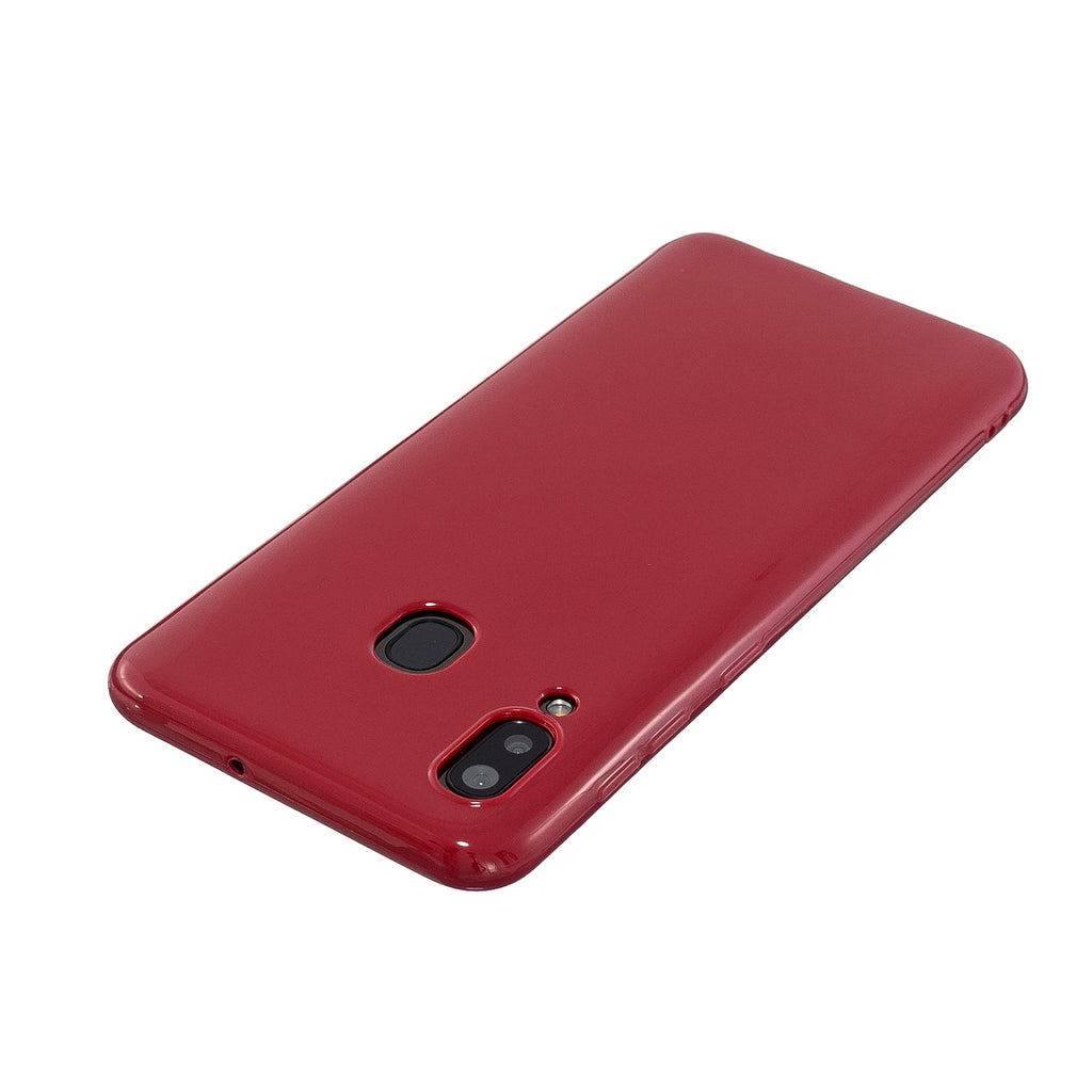 For Samsung A10/A20/A30/A50 Phone Case Soft TPU Overal Protection Precise Cutouts Easy to Install Cellphone Cover  Rose red