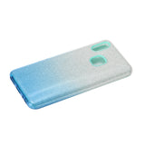 For VIVO Y91/Y93/Y95 with hole/V17/S1 Pro/Y95 Phone Case Gradient Color Glitter Powder Phone Cover with Airbag Bracket blue