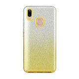 For VIVO Y91/Y93/Y95 with hole/V17/S1 Pro/Y95 Phone Case Gradient Color Glitter Powder Phone Cover with Airbag Bracket yellow