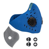 Unisex Motorcycle Riding Mask Autumn Winter Half Face Mask gray_One size