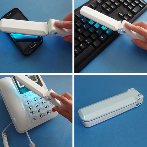 USB Portable UVC Disinfection Stick Sterilization Lamp Germicidal Light for Personal Hygiene Travel  white