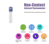 Infrared Thermometer Forehead Temperature Baby Adult Non-contact Measure Handheld Thermometer white_Standard
