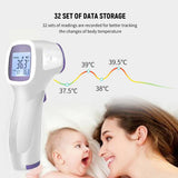 Infrared Thermometer Forehead Temperature Baby Adult Non-contact Measure Handheld Thermometer white_Standard