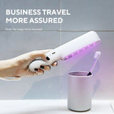 UV Light Portable Disinfectant Wand UV Charging Disinfection Lamp USB Sterilizer UVC Light For Hometravel Supreme white