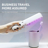 UV Light Portable Disinfectant Wand UV Charging Disinfection Lamp USB Sterilizer UVC Light For Hometravel Zixia Pink