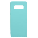 for Samsung NOTE 8 Cute Candy Color Matte TPU Anti-scratch Non-slip Protective Cover Back Case Light blue