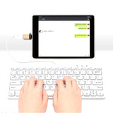 USB C Adapter Type C Adapter USB 3.0 OTG Aluminum Alloy Converter with Keychain gold