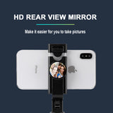 Selfie Stick Tripod Monopod Bluetooth Wireless Remote Mini Selfie Stick for Xiaomi/Honor Smartphone for iPhone black