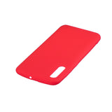 For Samsung A50 Lovely Candy Color Matte TPU Anti-scratch Non-slip Protective Cover Back Case red