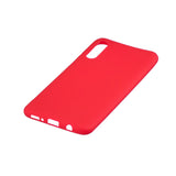 For Samsung A50 Lovely Candy Color Matte TPU Anti-scratch Non-slip Protective Cover Back Case red
