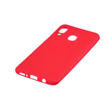 For Samsung A30 Lovely Candy Color Matte TPU Anti-scratch Non-slip Protective Cover Back Case red