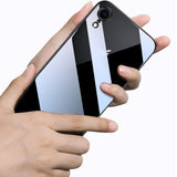 For iPhone X/XS/XR/XS Max Mobile Phone shell Square Transparent electroplating TPU Cover Cell Phone Case blue
