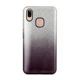 For VIVO Y91/Y93/Y95 with hole/V17/S1 Pro/Y95 Phone Case Gradient Color Glitter Powder Phone Cover with Airbag Bracket black