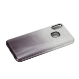 For VIVO Y91/Y93/Y95 with hole/V17/S1 Pro/Y95 Phone Case Gradient Color Glitter Powder Phone Cover with Airbag Bracket black