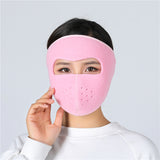 Motorcycle Cycling Ski Cold Winter Cold-proof Ear Warmer Sports Half Face Mask sapphire_free size
