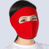 Motorcycle Cycling Ski Cold Winter Cold-proof Ear Warmer Sports Half Face Mask black_free size