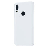 For Redmi 7/7A/Note 7/Note 7 Pro Cellphone Cover Overall Protection Soft TPU Anti-Slip Anti-Scratch Phone Case Milk white