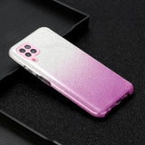 for HUAWEI P20 LITE/P30 LITE/P40 LITE/Nova6SE/Nova 7i Phone Case Gradient Color Glitter Powder Phone Cover with Airbag Bracket purple