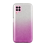 for HUAWEI P20 LITE/P30 LITE/P40 LITE/Nova6SE/Nova 7i Phone Case Gradient Color Glitter Powder Phone Cover with Airbag Bracket purple