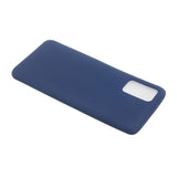 For Samsung A01/ A11/A21/A41/A51/A71/A81/A91 Mobile Phone Case Lovely Candy Color Matte TPU Anti-scratch Non-slip Protective Cover Back Case 7 royal blue